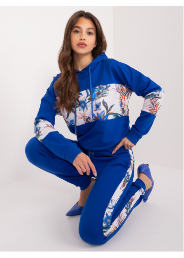 Kobaltovo modrá tepláková súprava