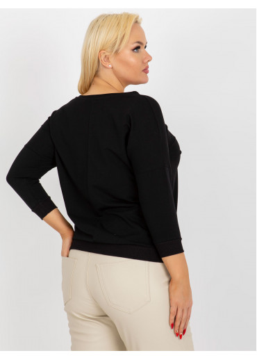 Čierne tričko s nápisom