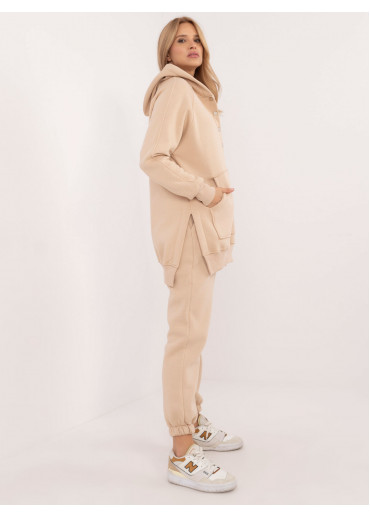 Béžovo hnedá tepláková súprava