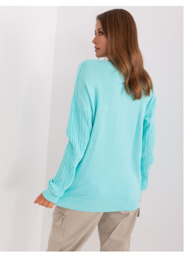 Svetlozelený pulóver