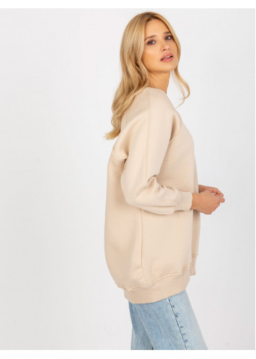 Béžovo hnedá mikina