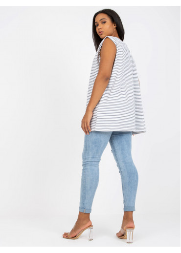 Svetlomodrý pruhovaný top