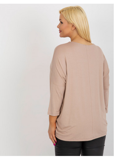 Béžovo hnedé tričko