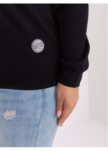 Čierne tričko s dlhým rukávom