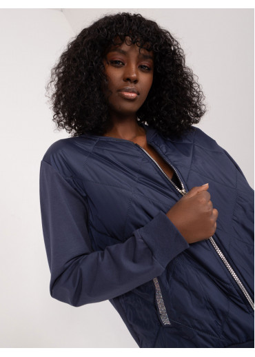 Modrá mikina na zips