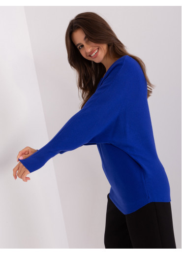 Kobaltovo modrý pulóver