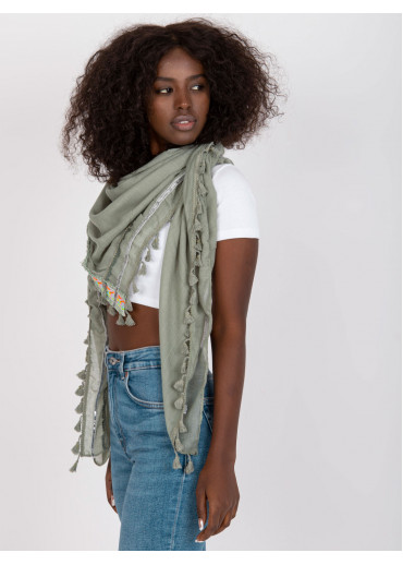 Khaki zelená šatka