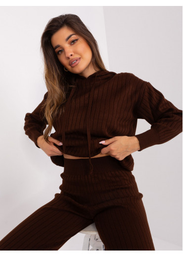 Hnedý teplákový komplet