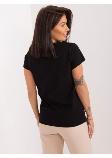 Čierne dámske tričko
