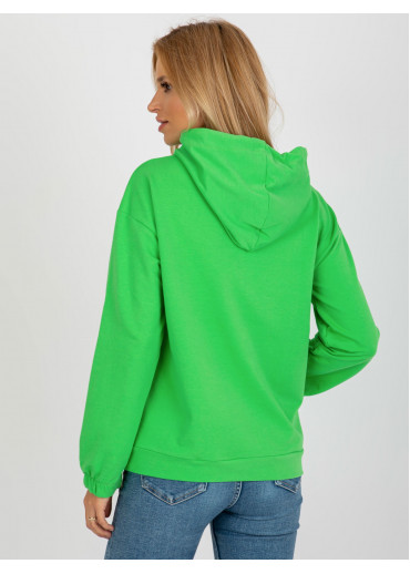 Zelená basic mikina