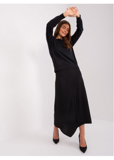 Čierny dámsky sveter