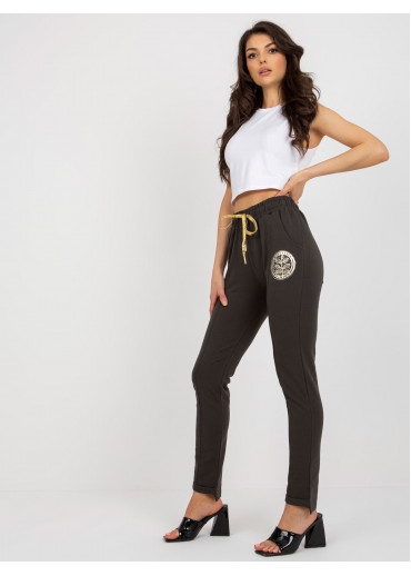 Khaki zelené tepláky