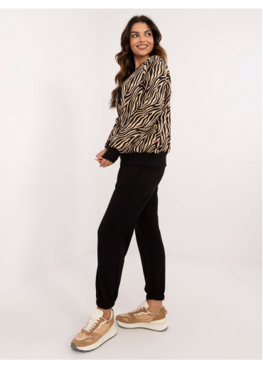 Viacfarebná tepláková súprava s hviezdou