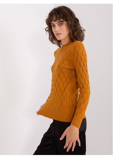 Karamelovo hnedý pulóver