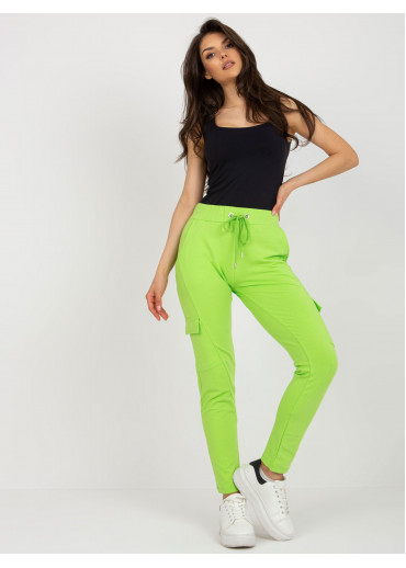 Limetkovo zelené tepláky