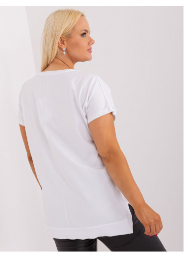 Fialové tričko s potlačou