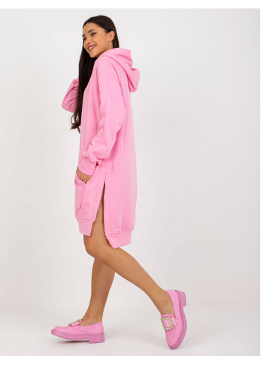 Ružová dlhá mikina