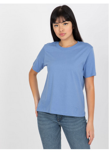 Modré basic tričko