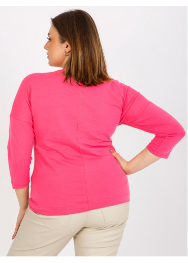 Ružové tričko s potlačou