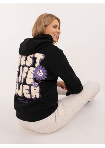 Grafitovo sivá dámska mikina