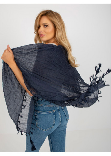 Grafitovo sivá šatka