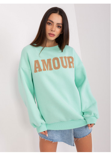 Svetlozelená mikina