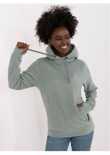 Svetlozelená dámska mikina