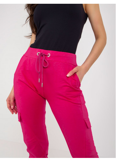 Fuchsiovo ružové tepláky