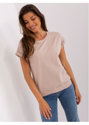 Béžovo hnedé tričko