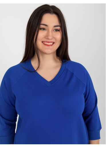 Kobaltovo modrá tunika