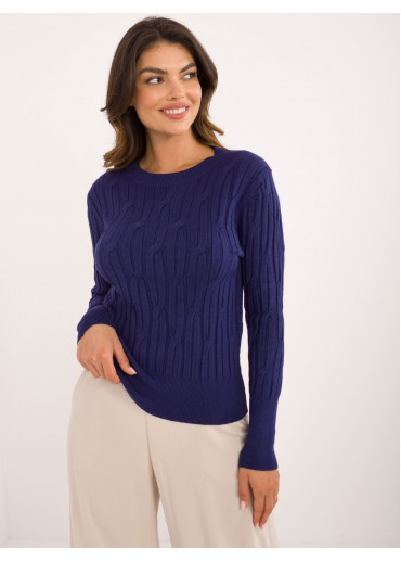 Modrý dámsky sveter