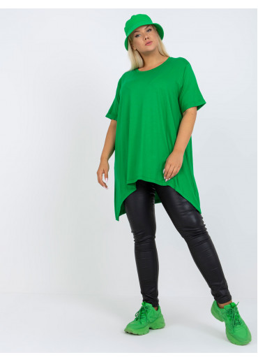 Zelená tričková tunika
