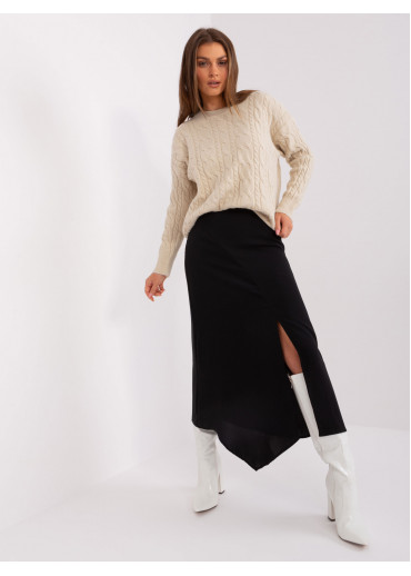 Kapučínovo hnedý pulóver