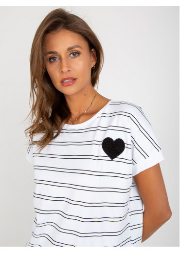 Čierne tričko srdce