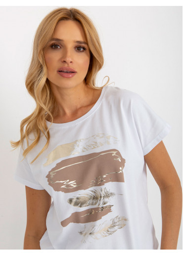 Biele tričko s potlačou