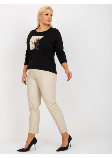 Čierne tričko s potlačou