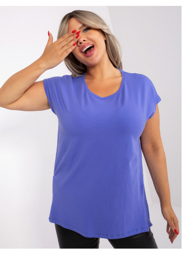 Fialové predĺžené tričko