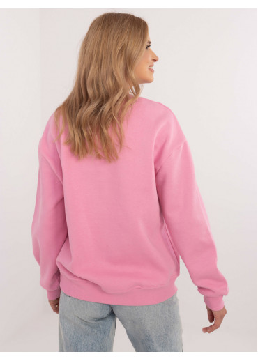 Ružová dámska mikina