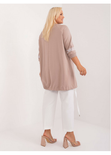 Béžovo hnedá dámska tunika