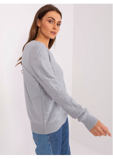 Sivý pulóver