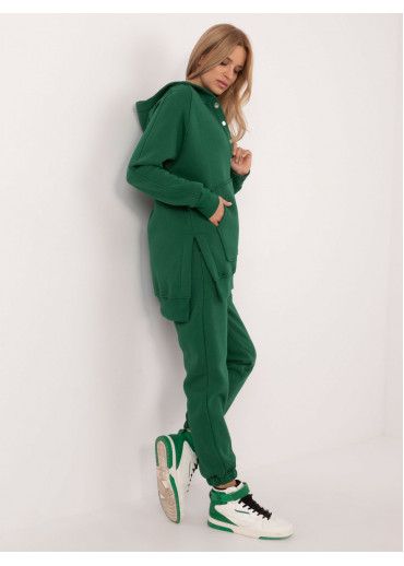 Tmavozelená tepláková súprava