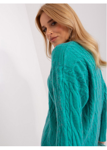 Mätovo zelený pulóver