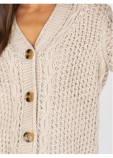 Béžovo hnedý sveter