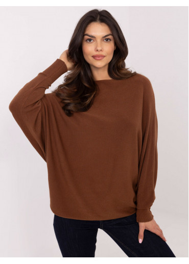 Hnedý dámsky sveter