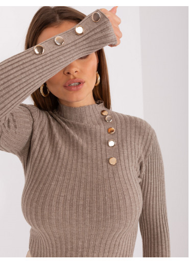 Kapučínovo hnedý polorolák