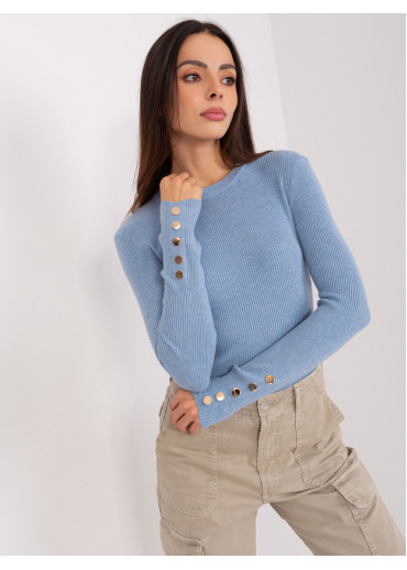 Svetlomodrý pulóver