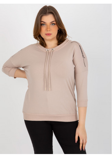 Béžovo hnedé tričko