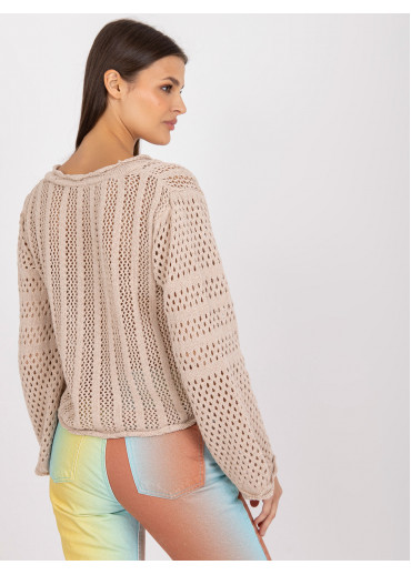 Béžovo hnedý sveter