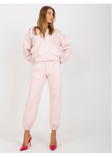 Púdrovo ružová tepláková súprava