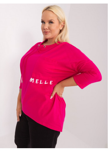 Fuchsiovo ružové tričko